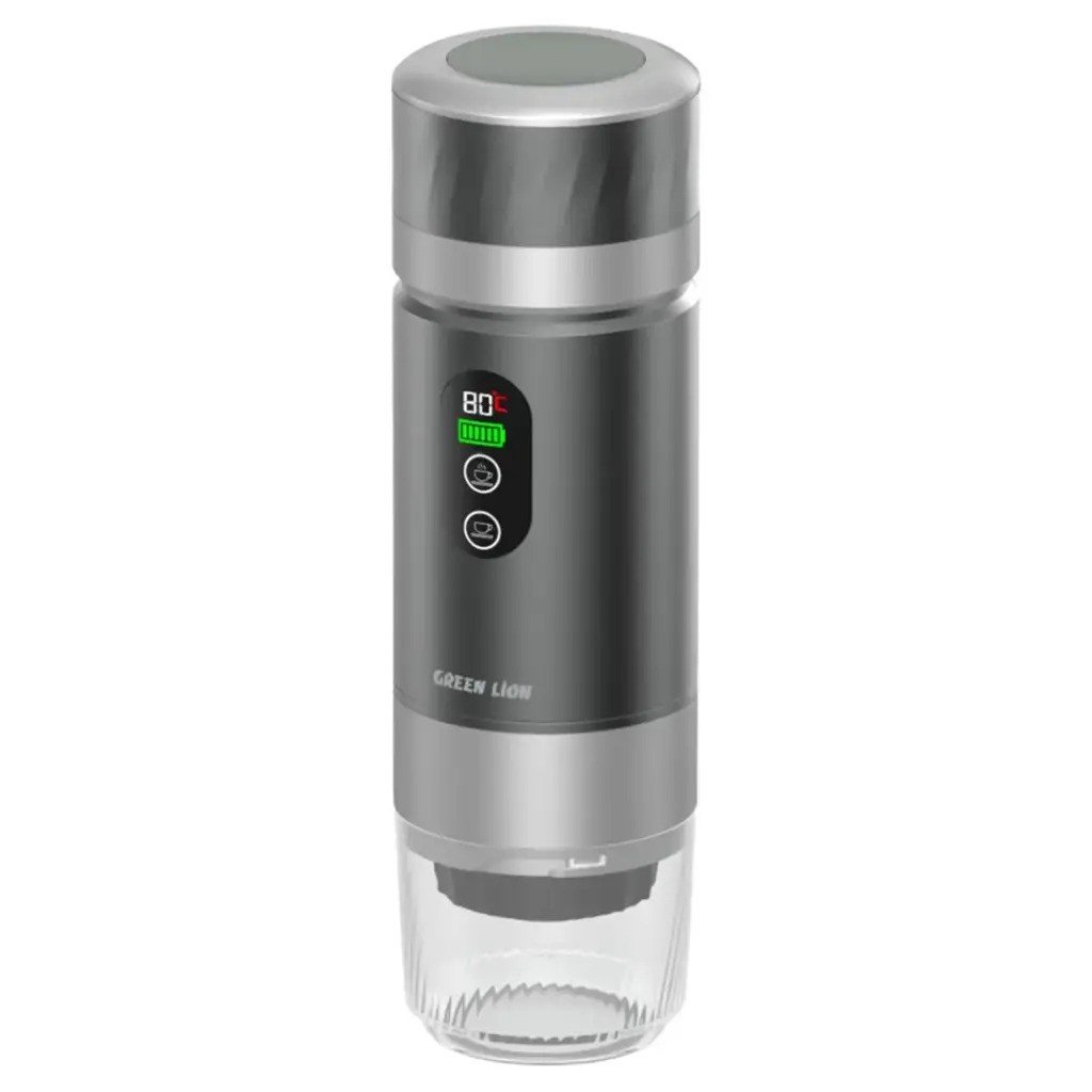Green Lion Campinas Portable Coffee Maker 80mL – Gray