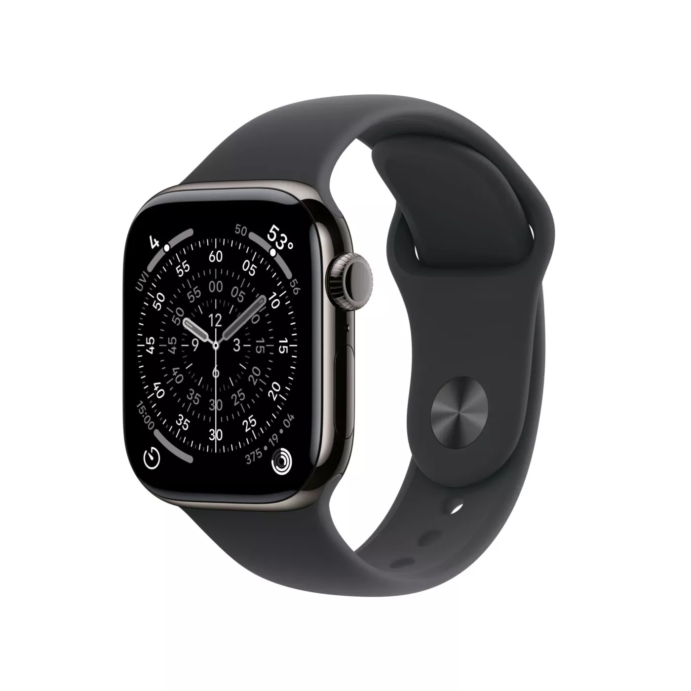 Apple Watch Series 11 Sport Band - GPS + Cellular / 42mm / Titanium / S/M