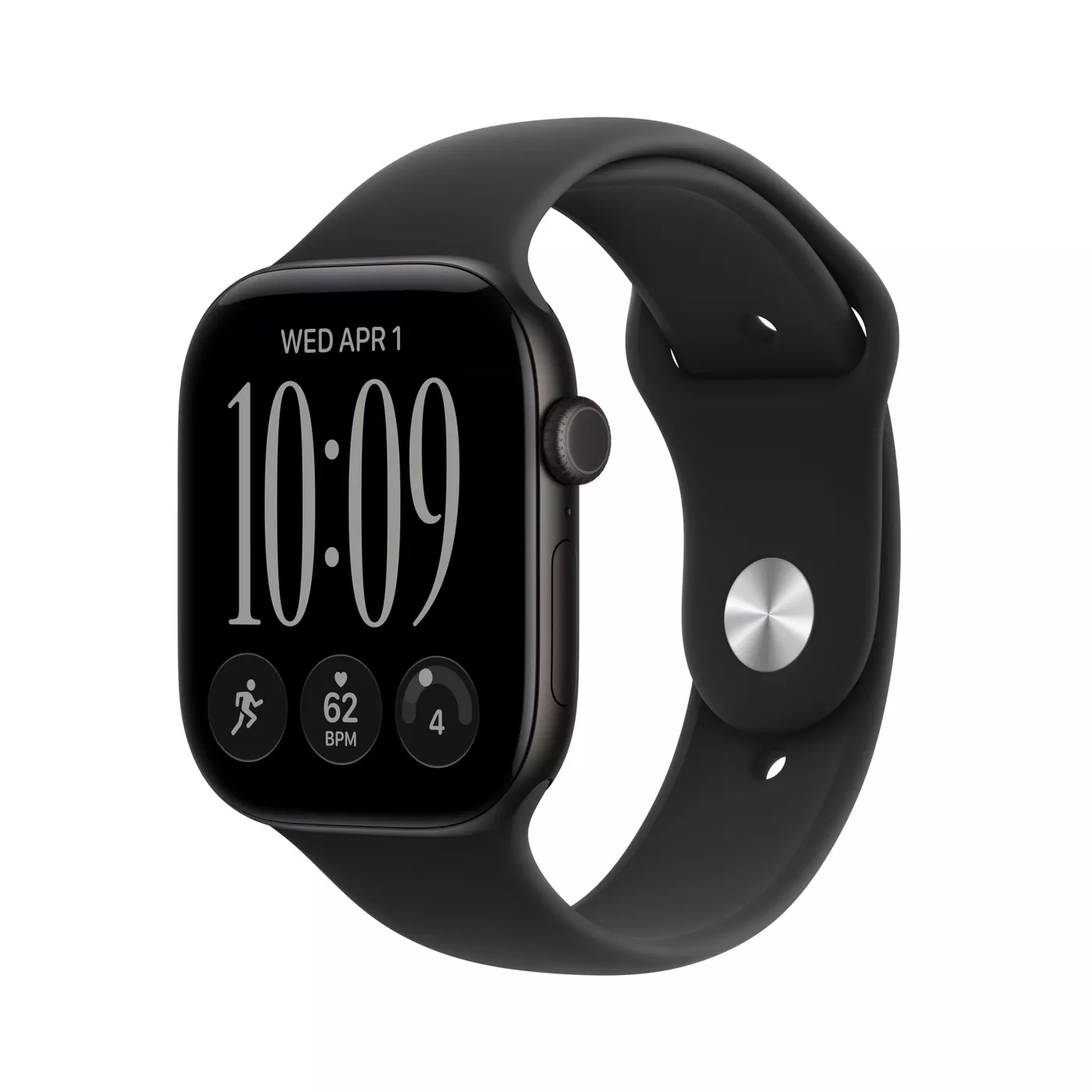 ساعة Apple سلسلة 12 سوار رياضي - GPS + خلوي / 46mm / ألمنيوم / M/L 2