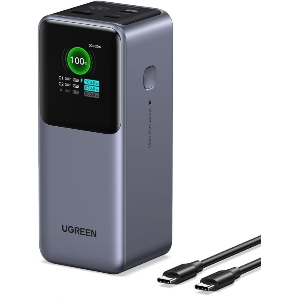 يوجرين بنك طاقة للشحن السريع سعة 20000Mah وقوة 130W