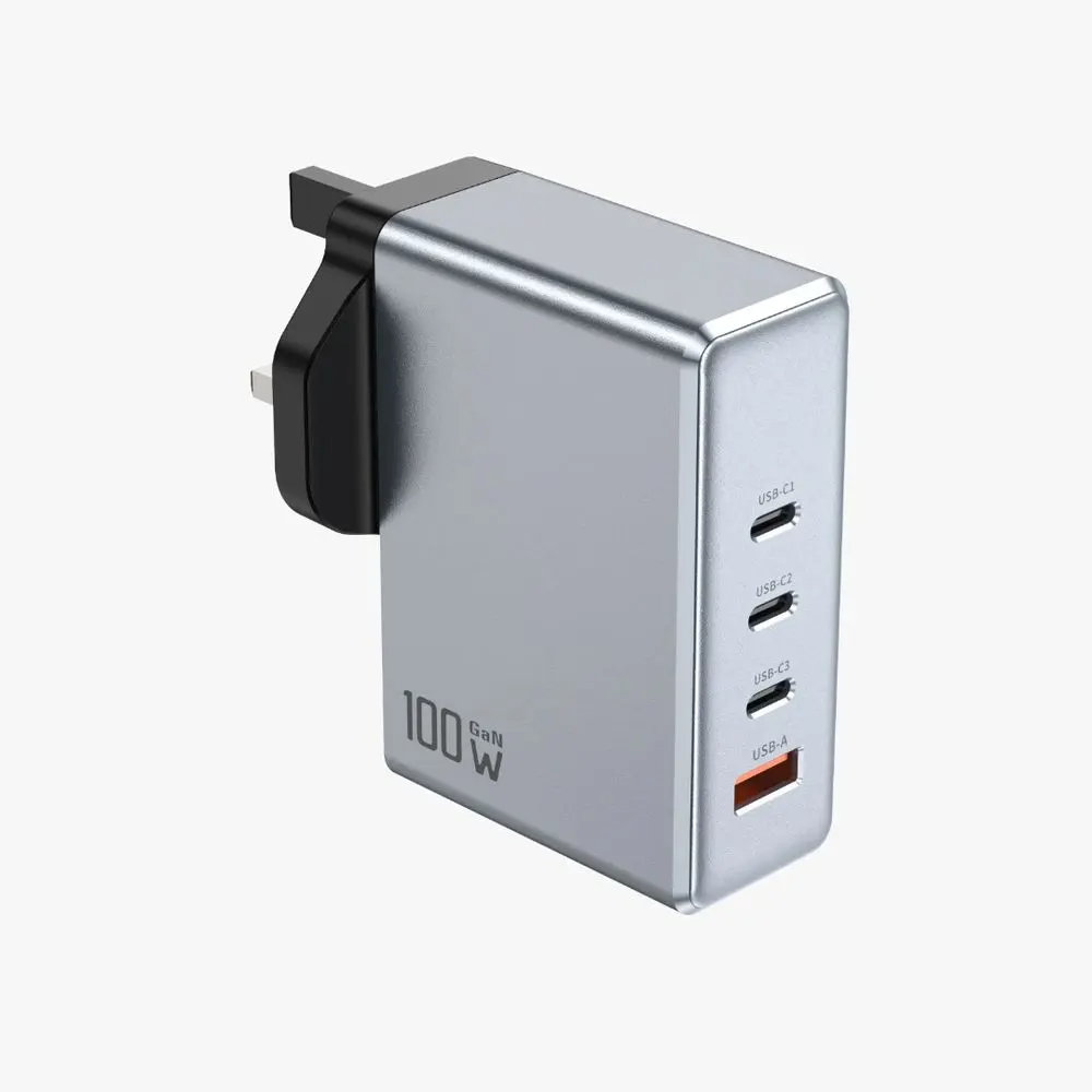 Green Lion 100W Gan Premium Uk Plug Wall Charger.