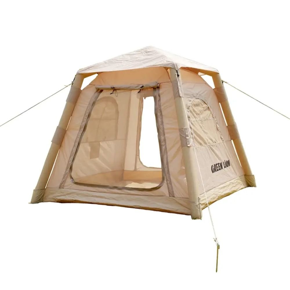Green Lion Gt-3X Inflatable Camping Tent - Beige