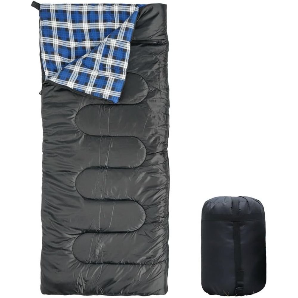 Green Lion Sleep Mate Camping Sleeping Bag - Black