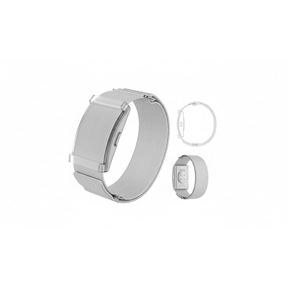 Green Lion Fit Wear Smart Fitness Band (G-Band 2) White Grey